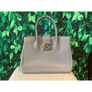 👜 Furla Italian Leather Metropolis Satchel Handbag – Excellent Condition